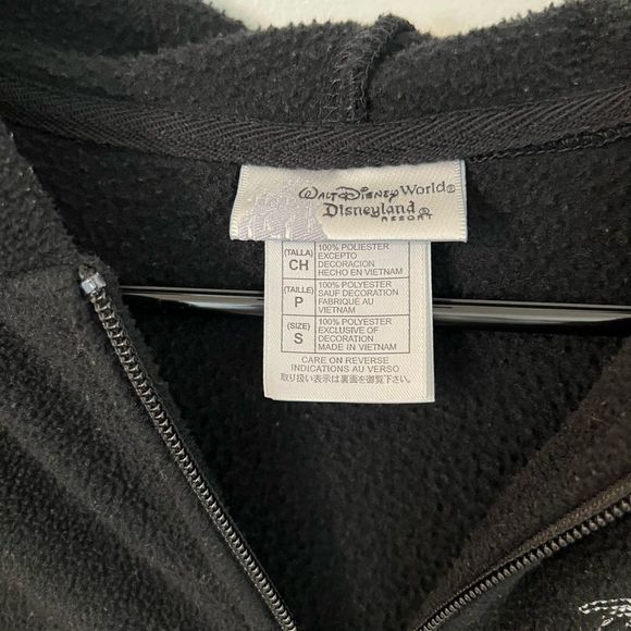 Disneyland fleece zip up w/ Mickey Mouse embroidered - Picture 3 of 8